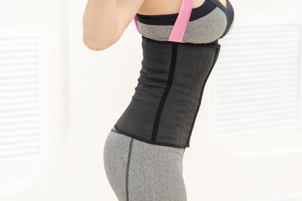 Woman with a body shaper
