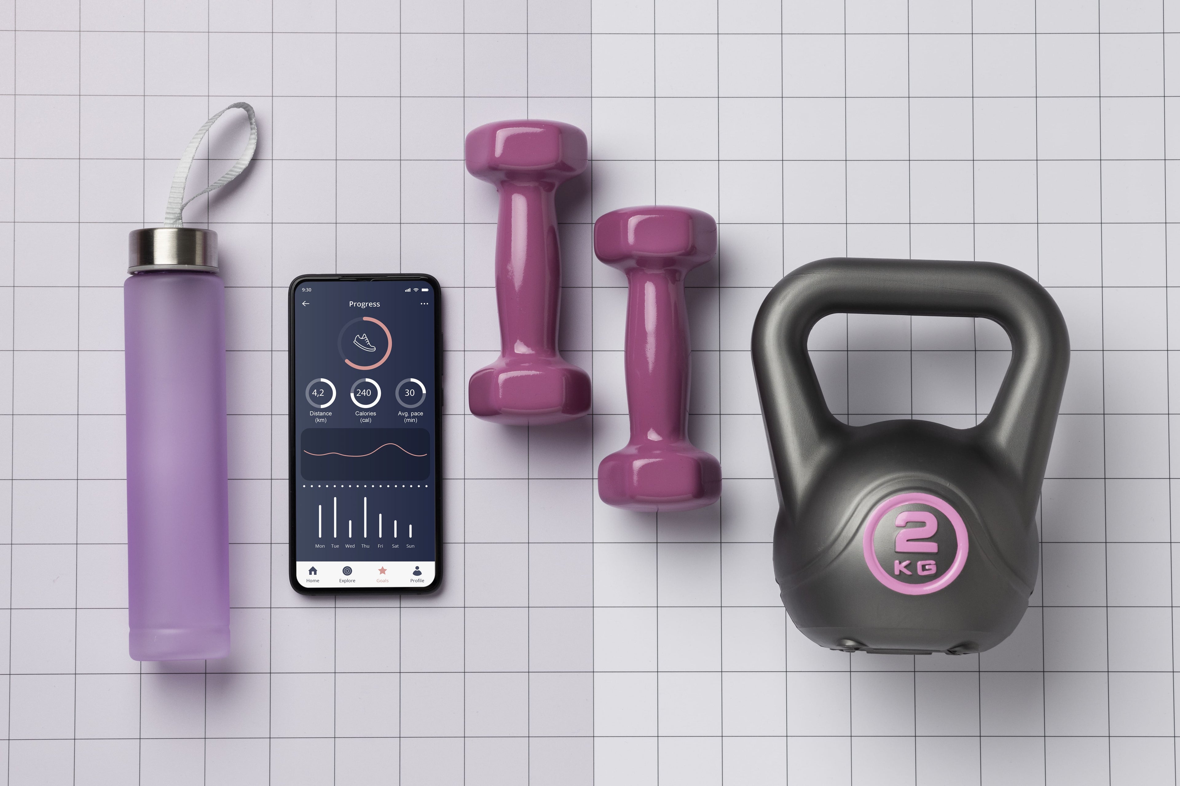 Perfectly ordered equipment for fitness enhancer
