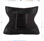 Black waist trainer on a white background