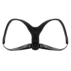 Black posture corrector on a white background