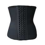 Black waist trainer on a white background