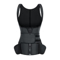 Black waist trainer on a white background
