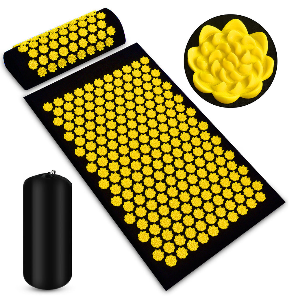 Boost Energy, Relieve Pain - Acupressure Massage Mat Set