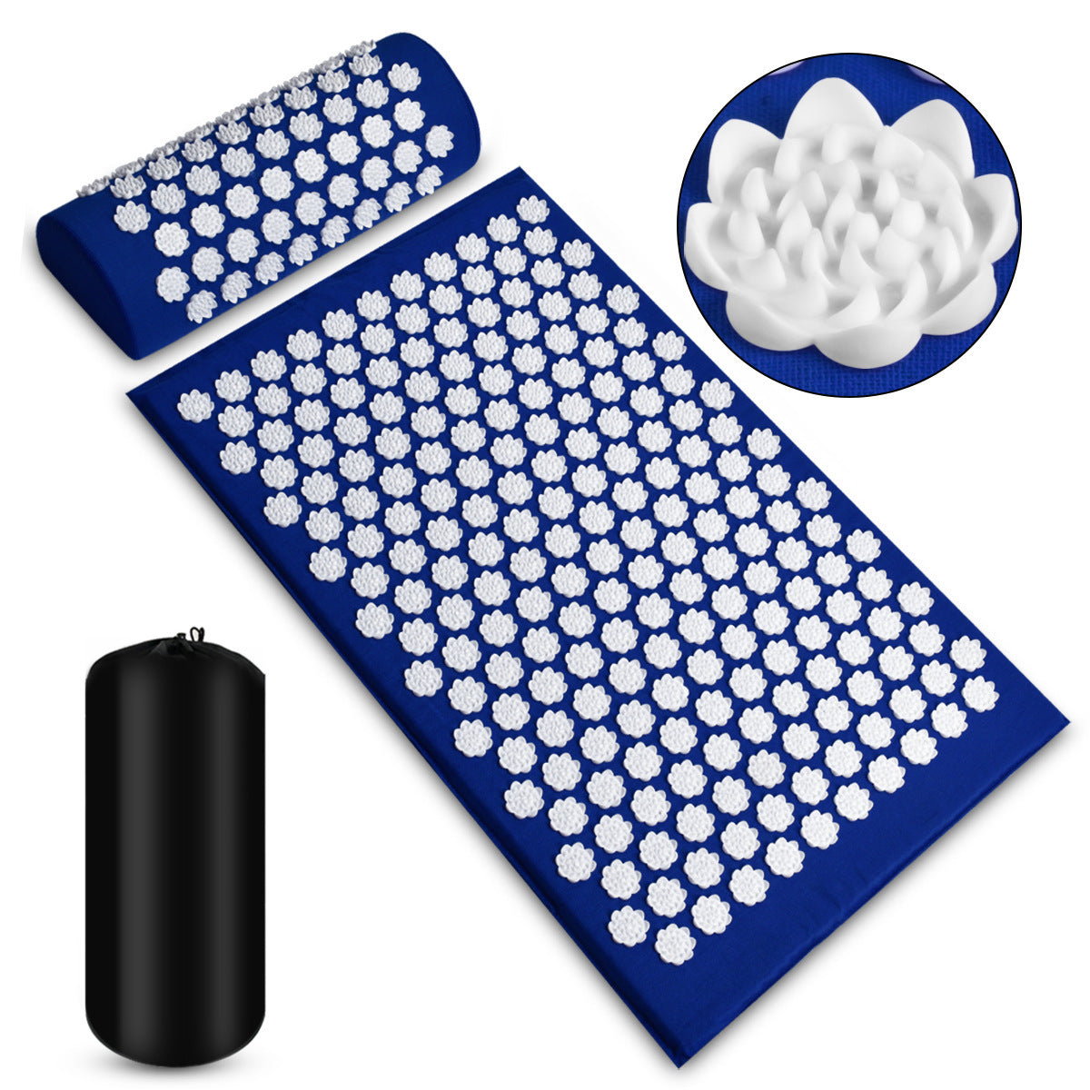 Boost Energy, Relieve Pain - Acupressure Massage Mat Set