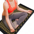 Ensemble de tapis et oreiller de massage par acupression