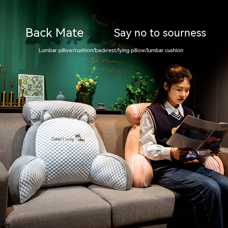 Large Backrest Waist Support Sofa Cushion