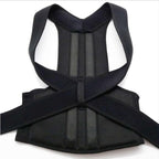 Black posture corrector on a white background