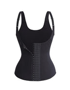 Black waist trainer on a white background