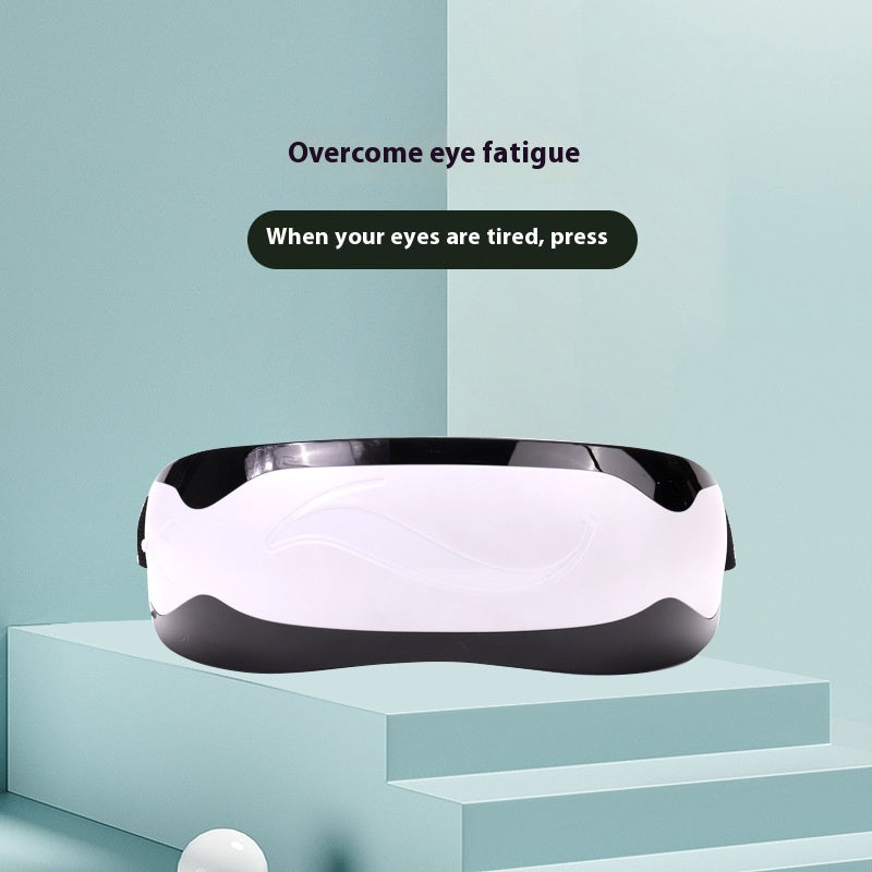 Cérémonie de massage oculaire magnétique par vibration avec masseur électrique pour les yeux