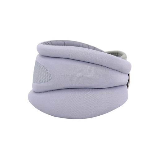 Light purple neck pillow on a white background