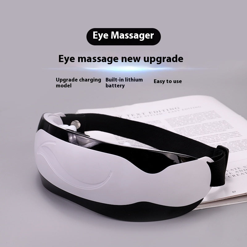 Cérémonie de massage oculaire magnétique par vibration avec masseur électrique pour les yeux