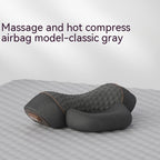 Gray massage and hot compress airbag on a white background