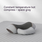 Gray constant temperature hot compress on a gray surface with text 'Constant temperature hot compress - space gray'.