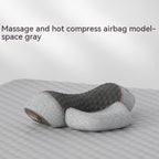 Massage and hot compress airbag model in space gray on a light gray background